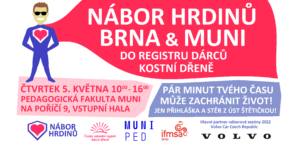Brno & MUNI | nábor dárců kostní dřeně